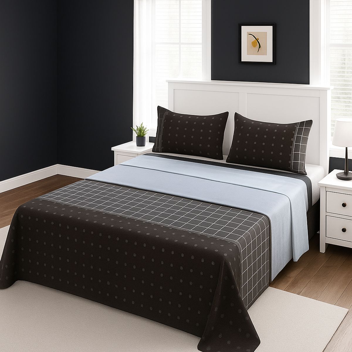 ARMONIA - estilo 767 sábanas 2 plazas 144 hilos clásicas