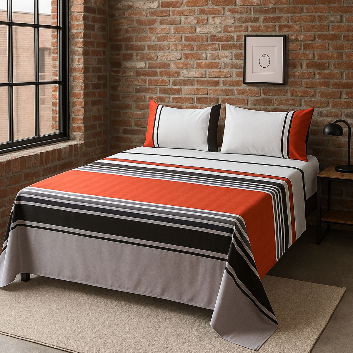 ARMONIA - Juego sábanas clásicas versión 762 144 hilos 2 plazas