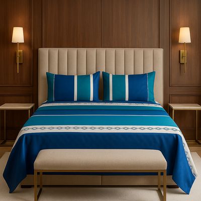 Imagen 2 del producto Modelo 762 sábanas clásicas 144 hilos 2 plazas