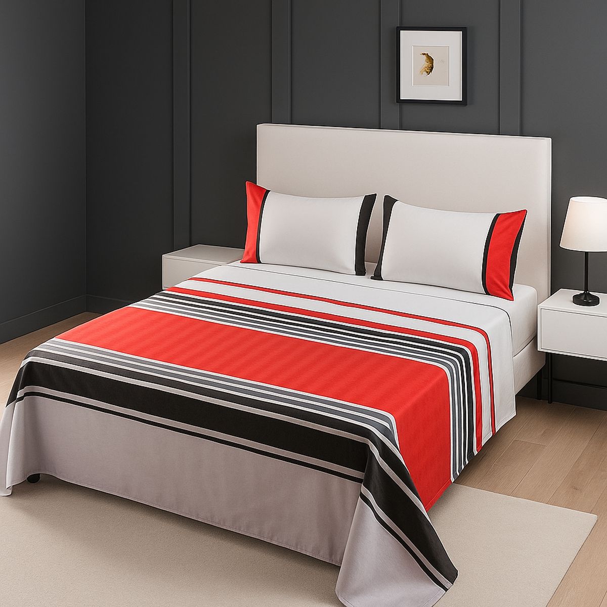 ARMONIA - modelo 762 sábanas clásicas 144 hilos 2 plazas