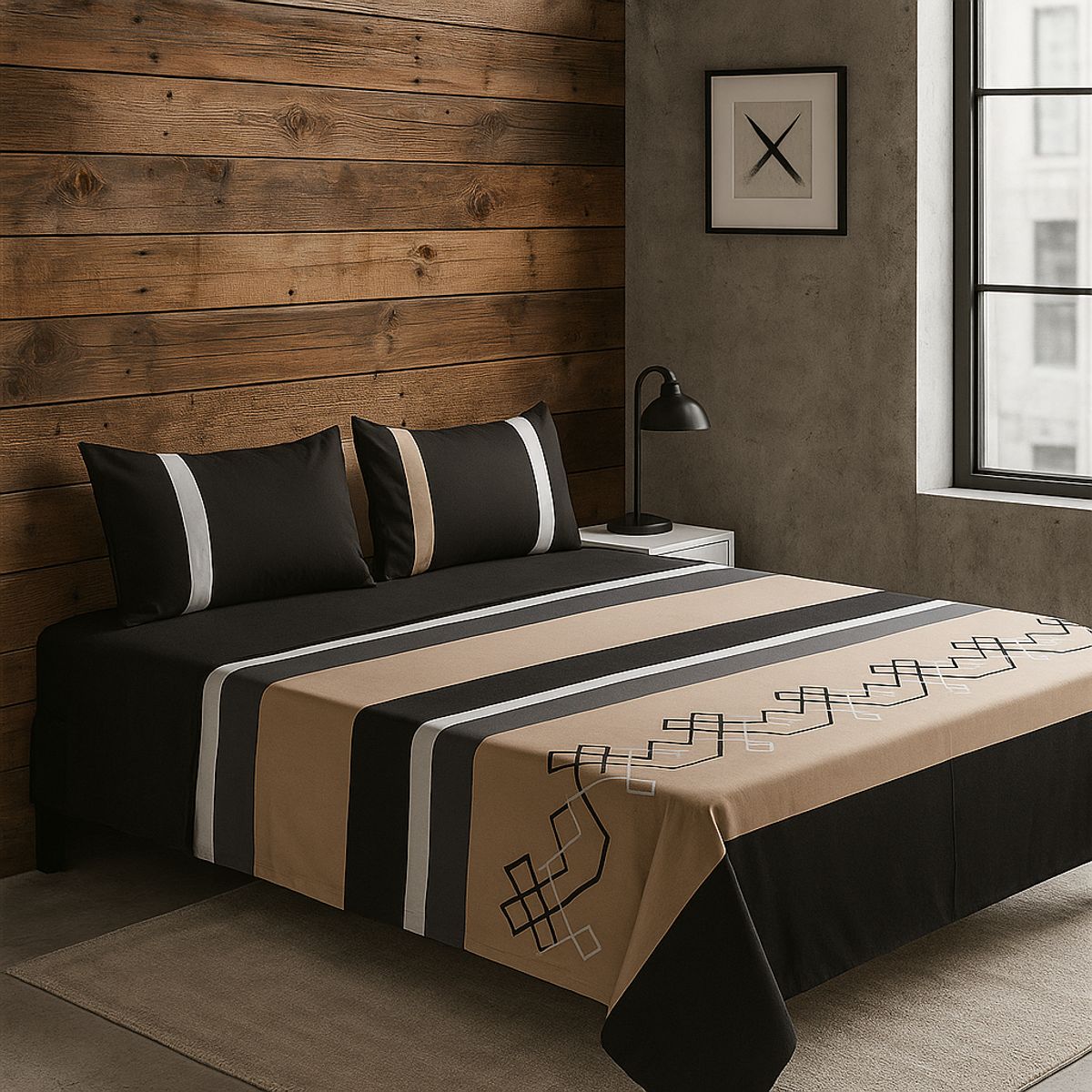 ARMONIA - estilo 762 sábanas 144 hilos 2 plazas clásicas