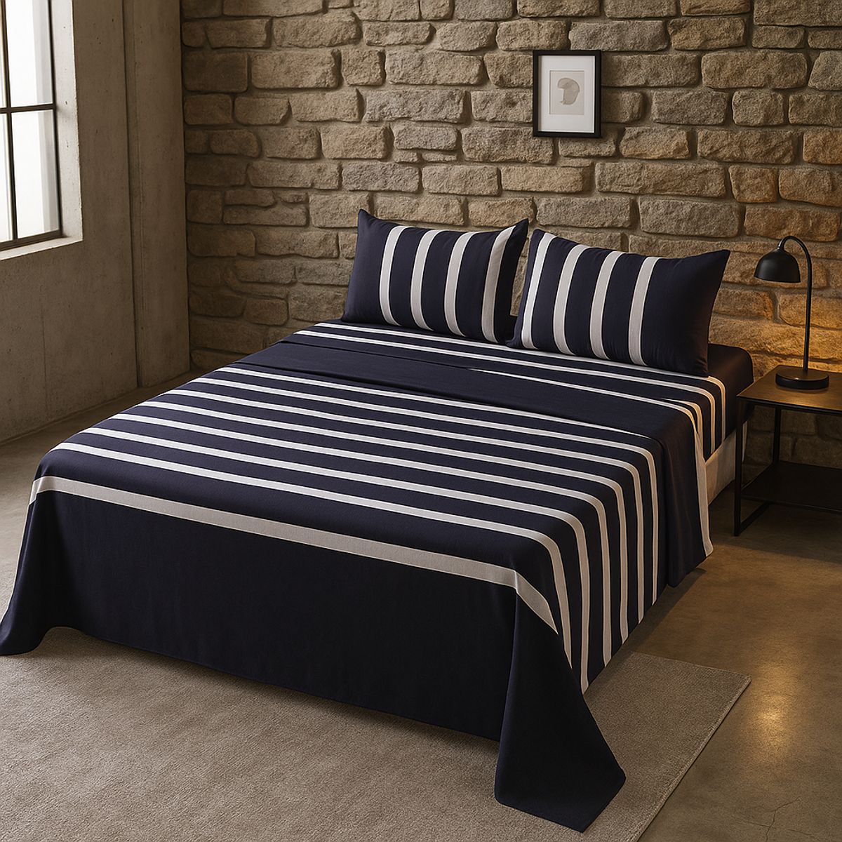 ARMONIA - estilo 762 sábanas 144 hilos 2 plazas clásicas