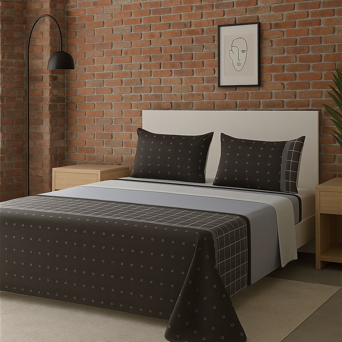 ARMONIA - Sábanas 2 plazas tipo 762 clásicas 144 hilos