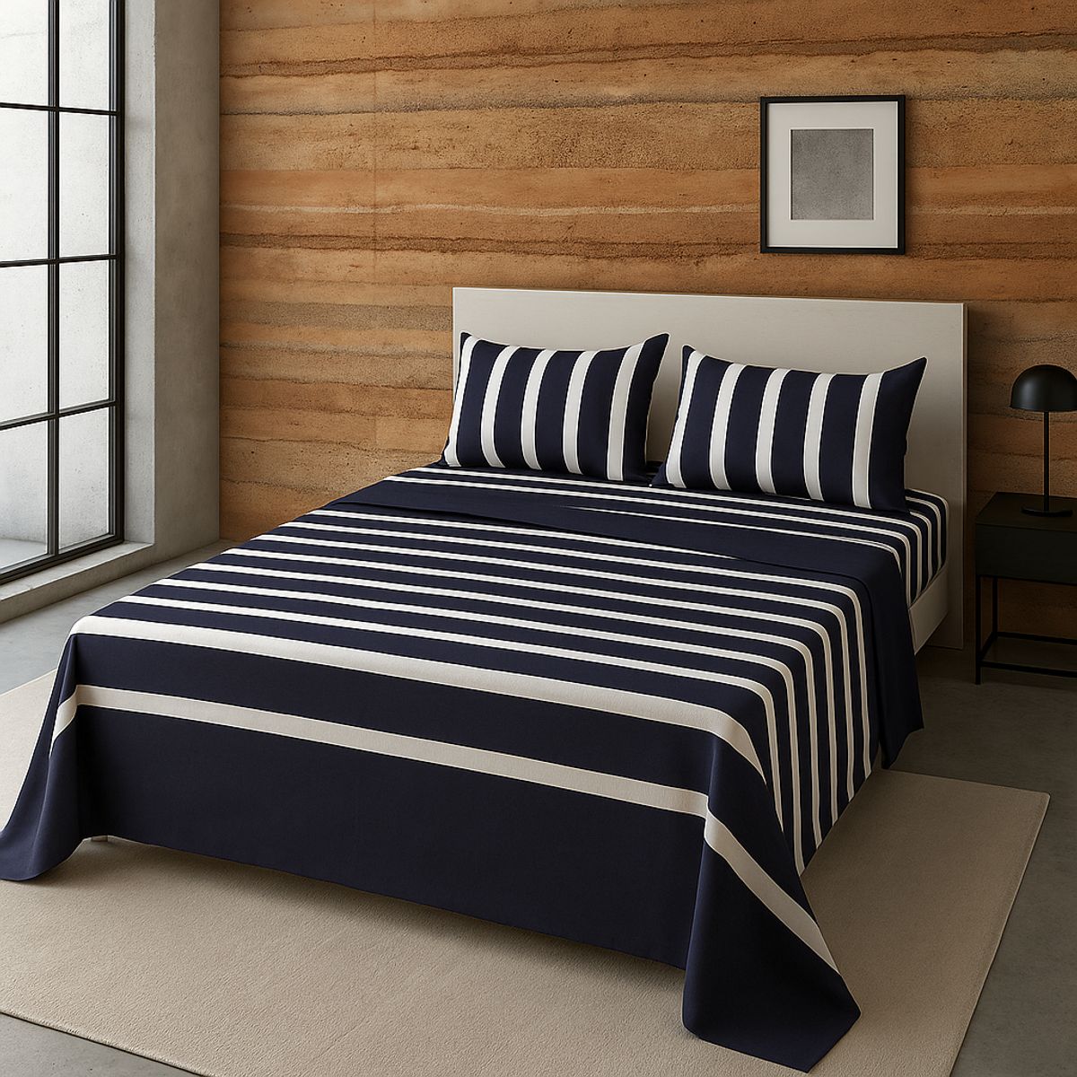 ARMONIA - Juego sábanas versión 762 clásicas 2 plazas 144 hilos