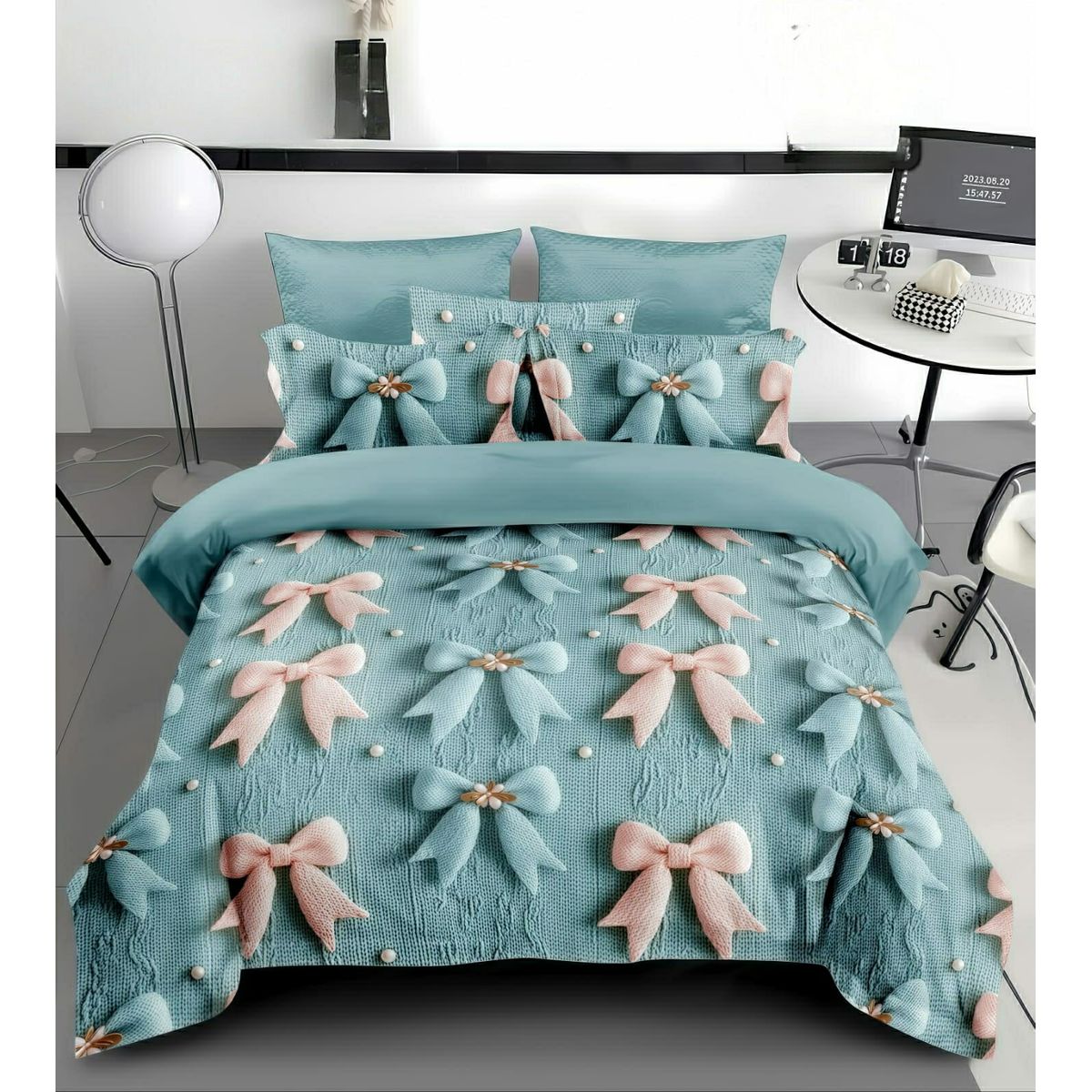 GENERICO - COBERTORES DE VERANO QUILTS REVERSIBLES DISEÑOS EN 5D