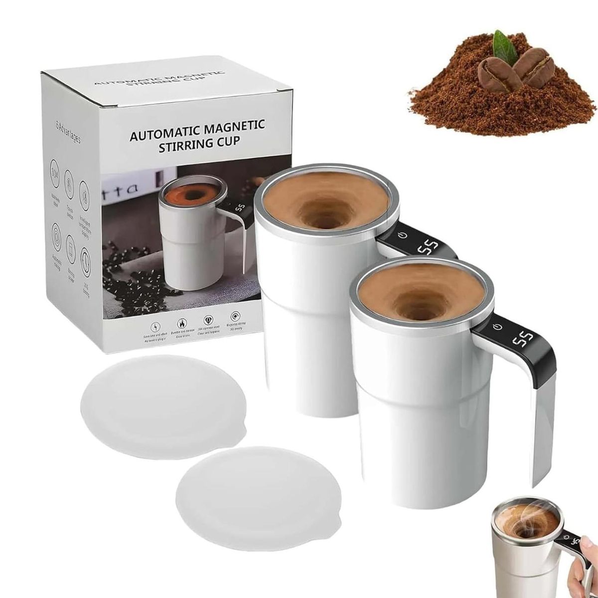 GENERICO - Taza Magnética Touch Recargable USB