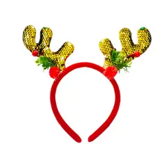 GENERICO - Cintillo de reno con brillo