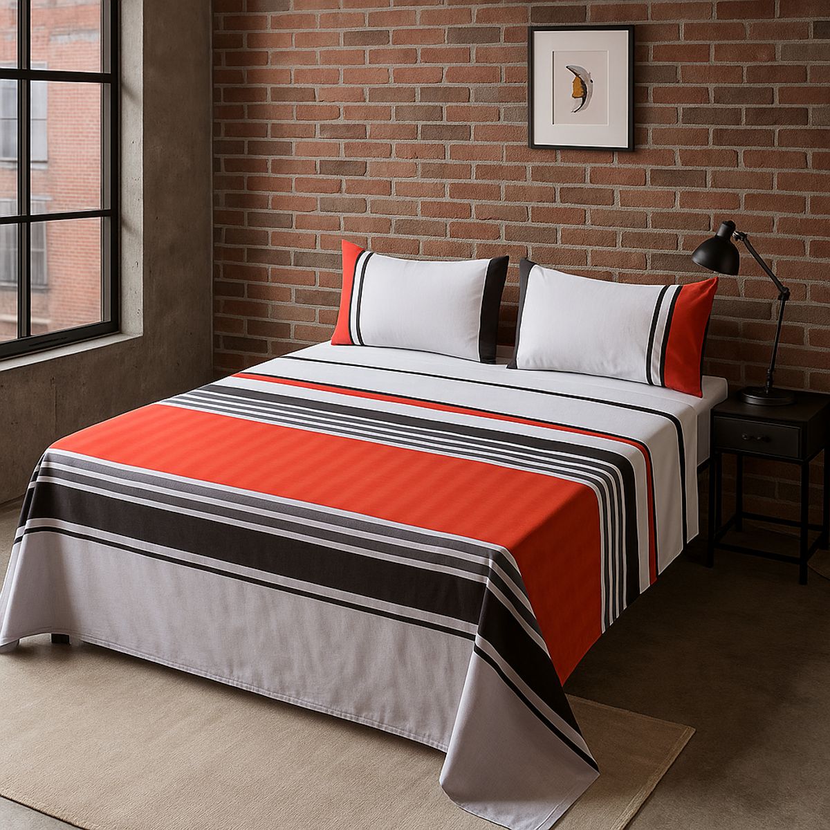 ARMONIA - tipo 768 sábanas 144 hilos 2 plazas clásicas