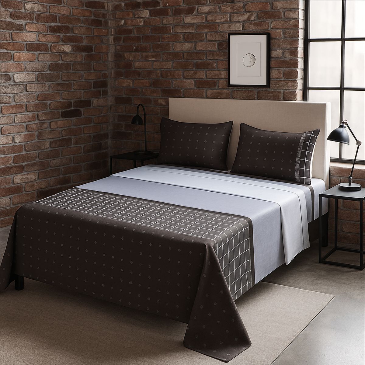 ARMONIA - tipo 768 sábanas 144 hilos 2 plazas clásicas