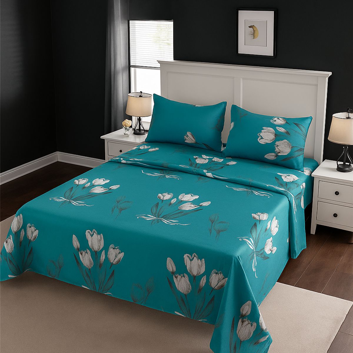 ARMONIA - Juego sábanas clásicas versión 762 144 hilos 2 plazas