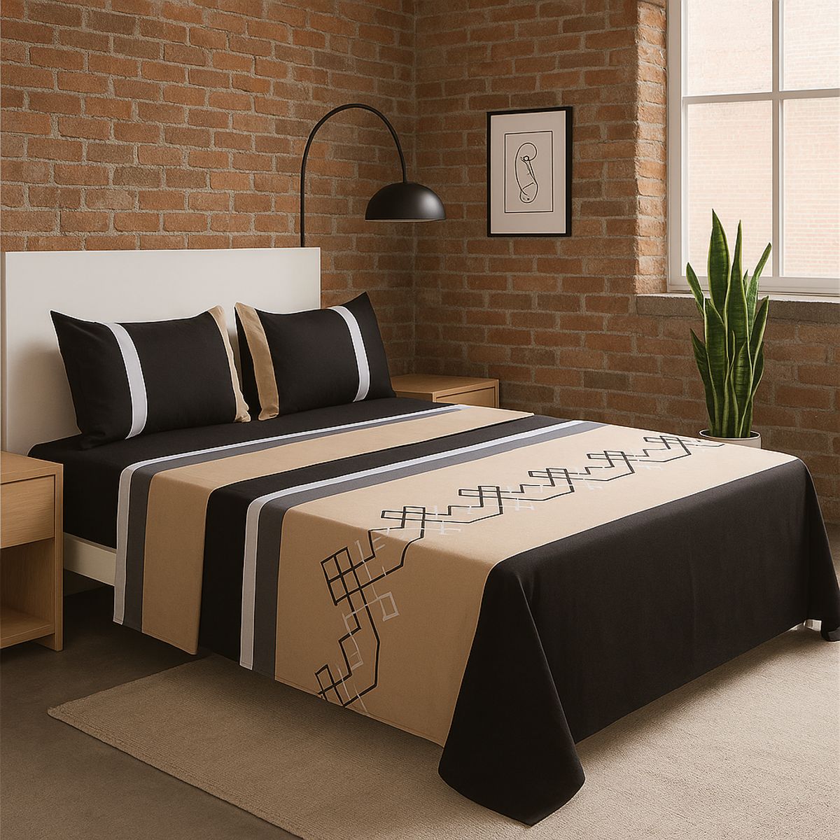 ARMONIA - Sábanas clásicas 2 plazas formato 762 144 hilos