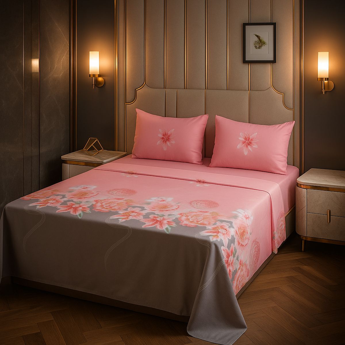 ARMONIA - modelo 762 sábanas clásicas 144 hilos 2 plazas