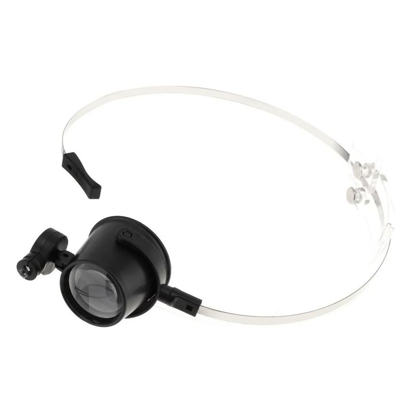 GENERICO - Lupa Joyero Relojero 15x Luz Led