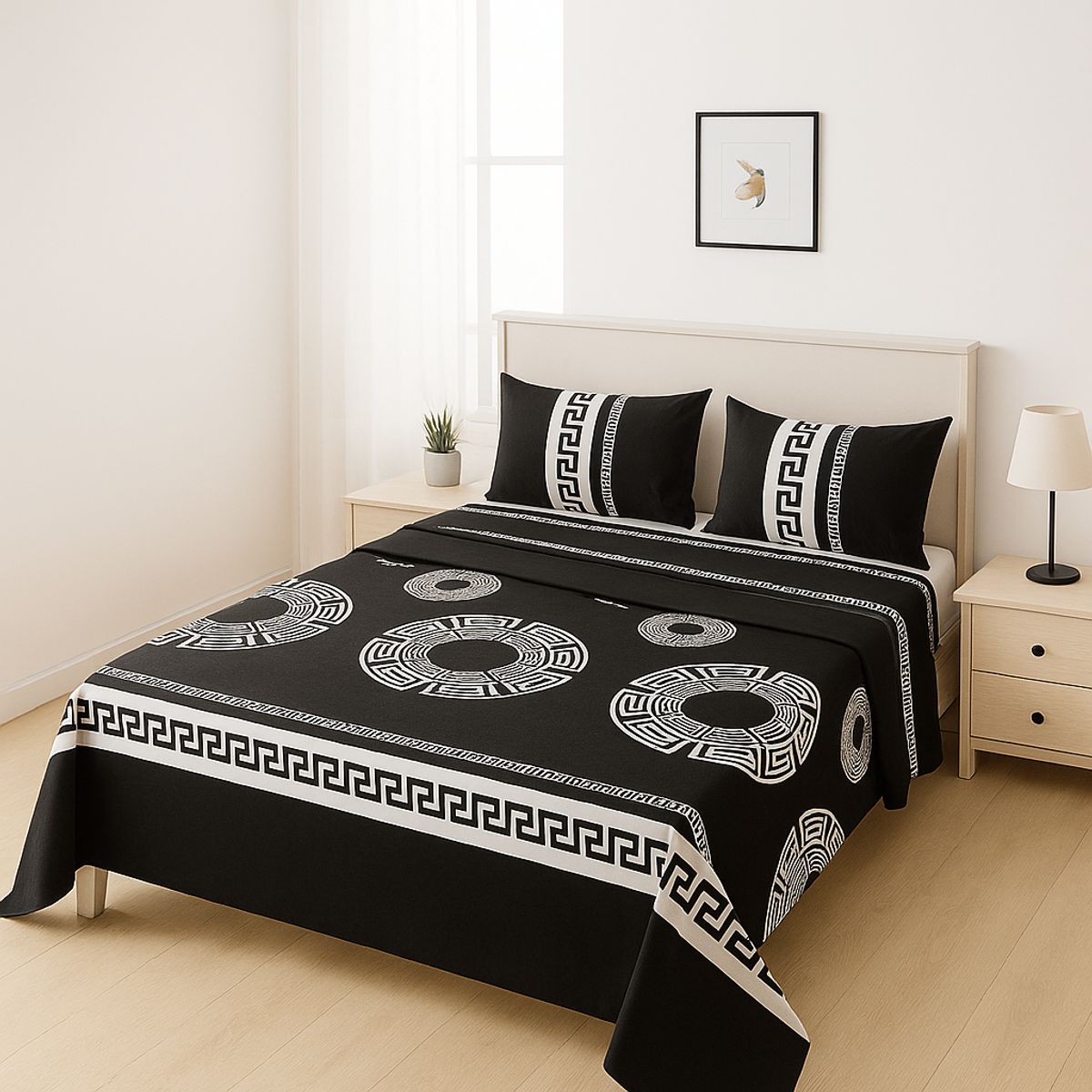 ARMONIA - Juego sábanas clásicas formato 775 144 hilos 2 plazas