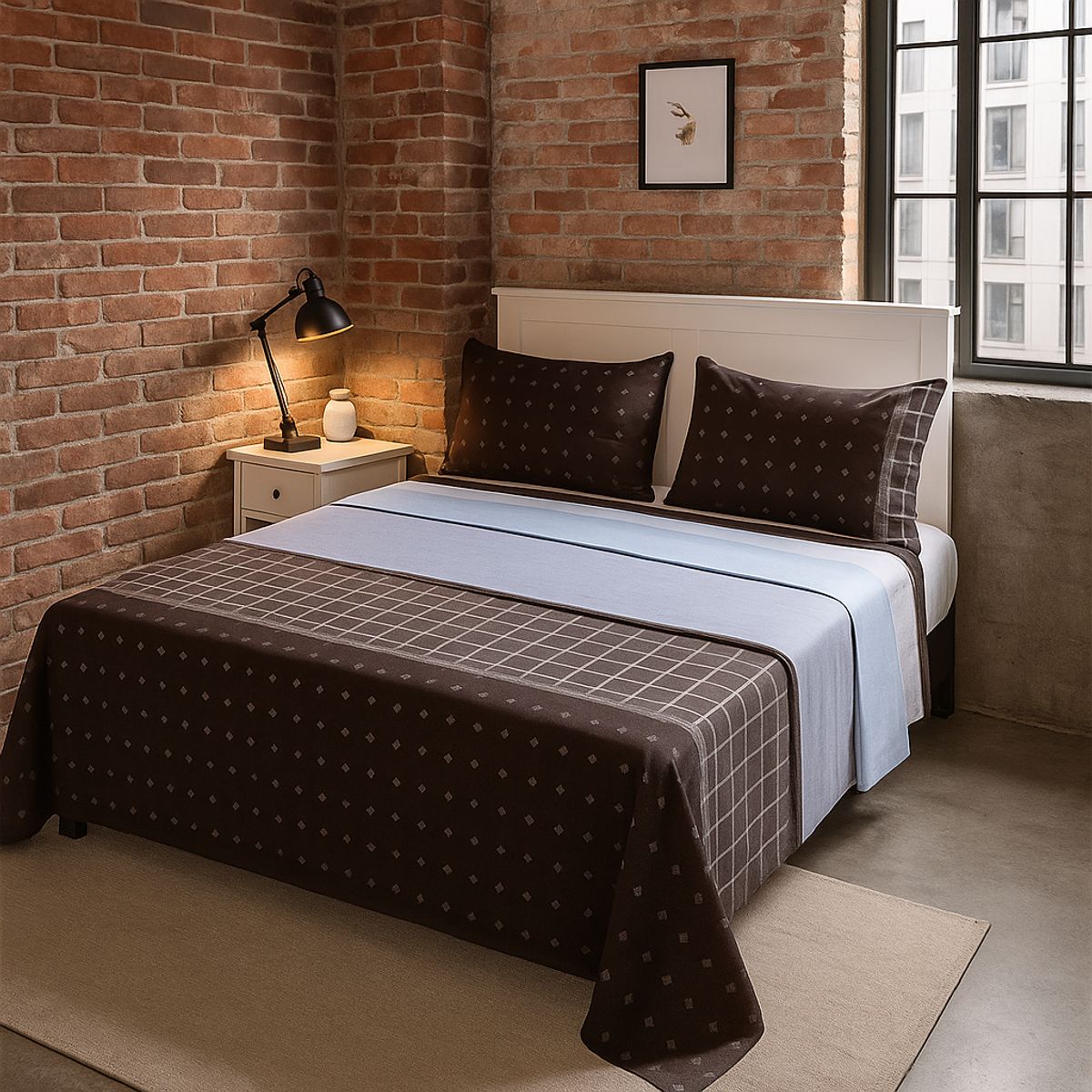 ARMONIA - tipo 768 sábanas 144 hilos 2 plazas clásicas