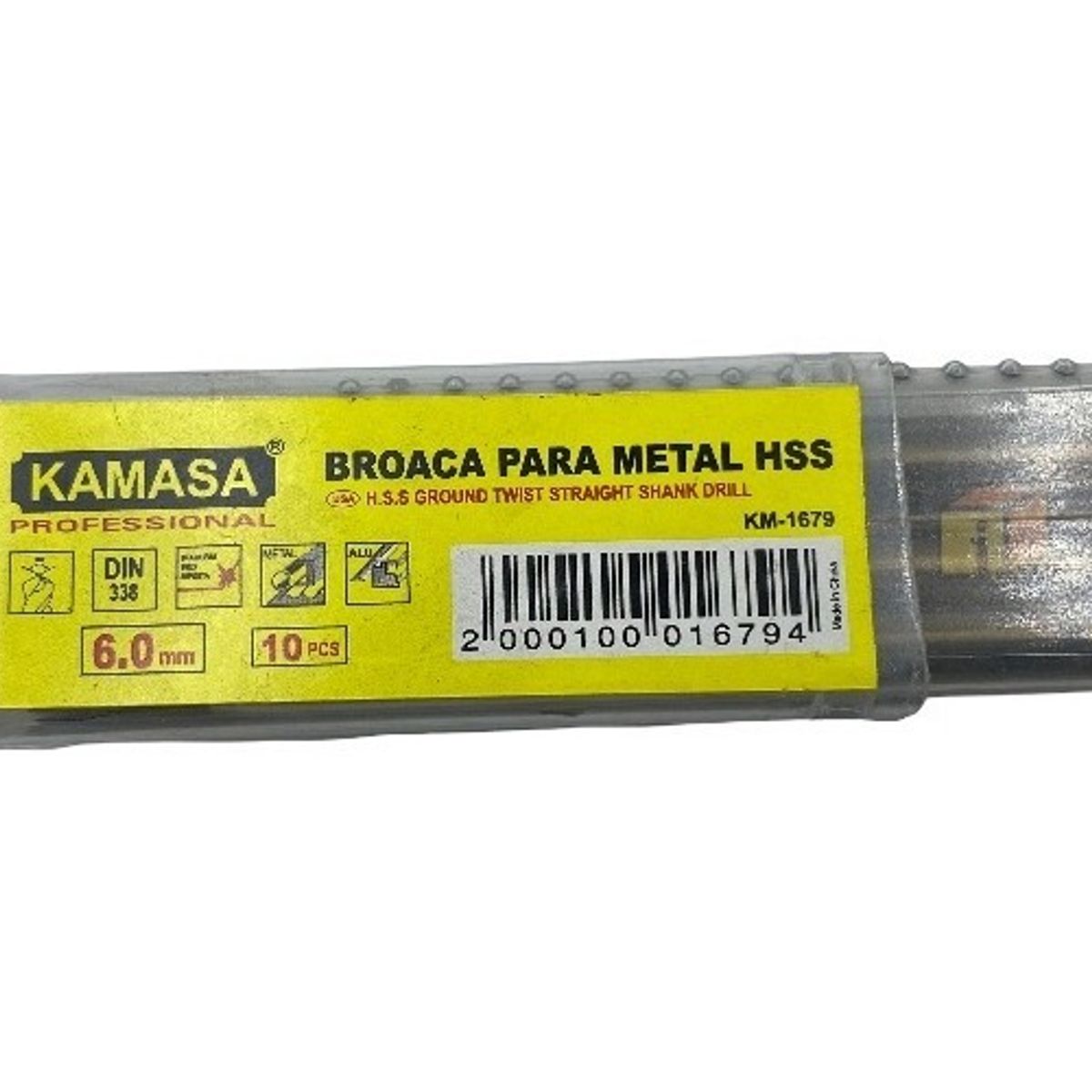 10 Broca Para Metal Hss 6mm, marca GENERICO - Foto 2