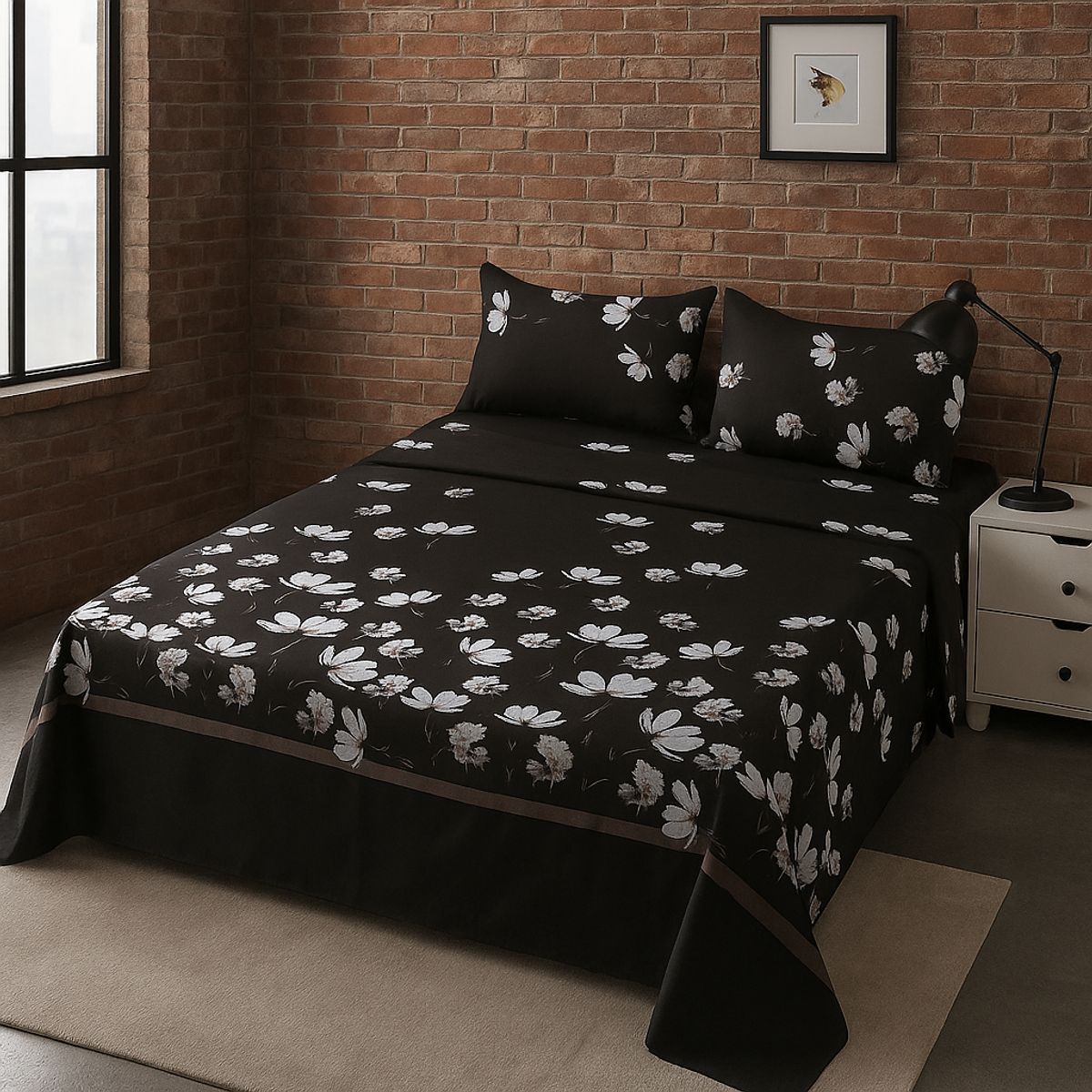 ARMONIA - Sábanas clásicas 2 plazas diseño 770 144 hilos