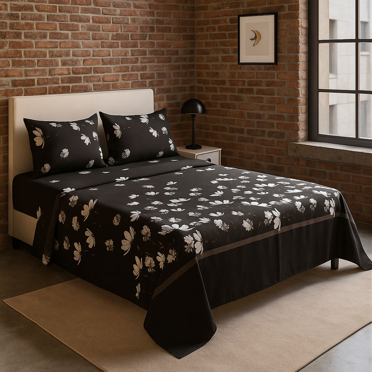 ARMONIA - Sábanas clásicas 2 plazas diseño 770 144 hilos