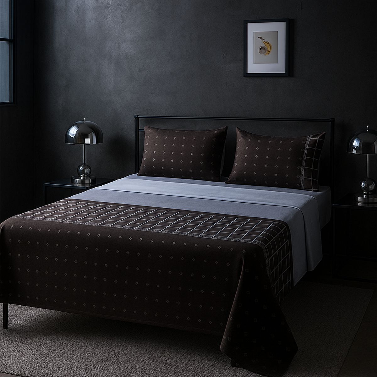 ARMONIA - Juego sábanas diseño 762 clásicas 2 plazas 144 hilos