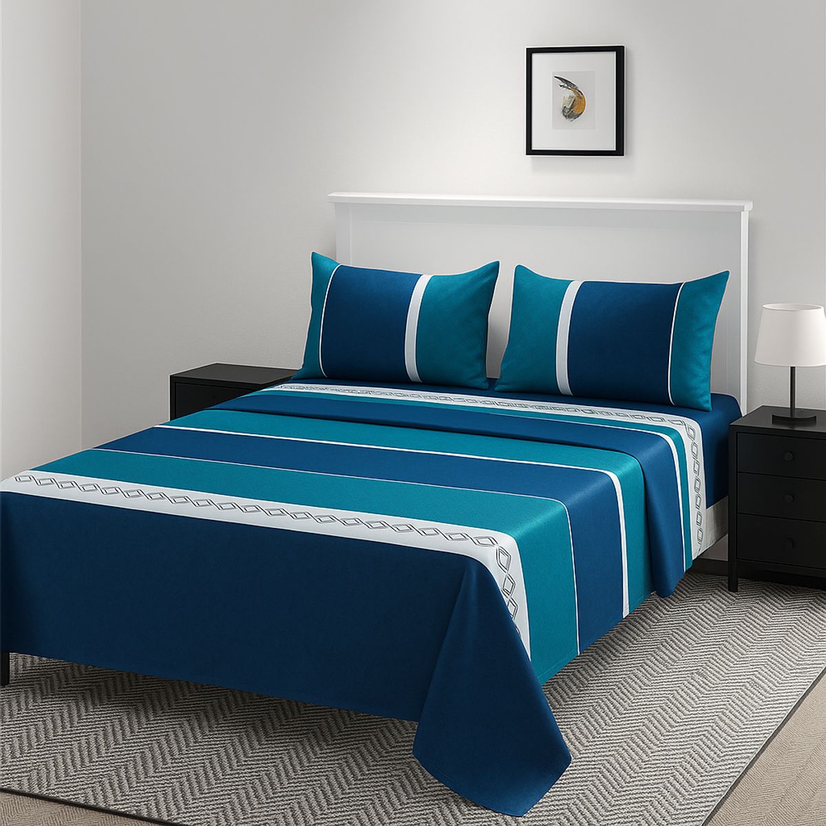 ARMONIA - formato 764 sábanas 2 plazas 144 hilos clásicas