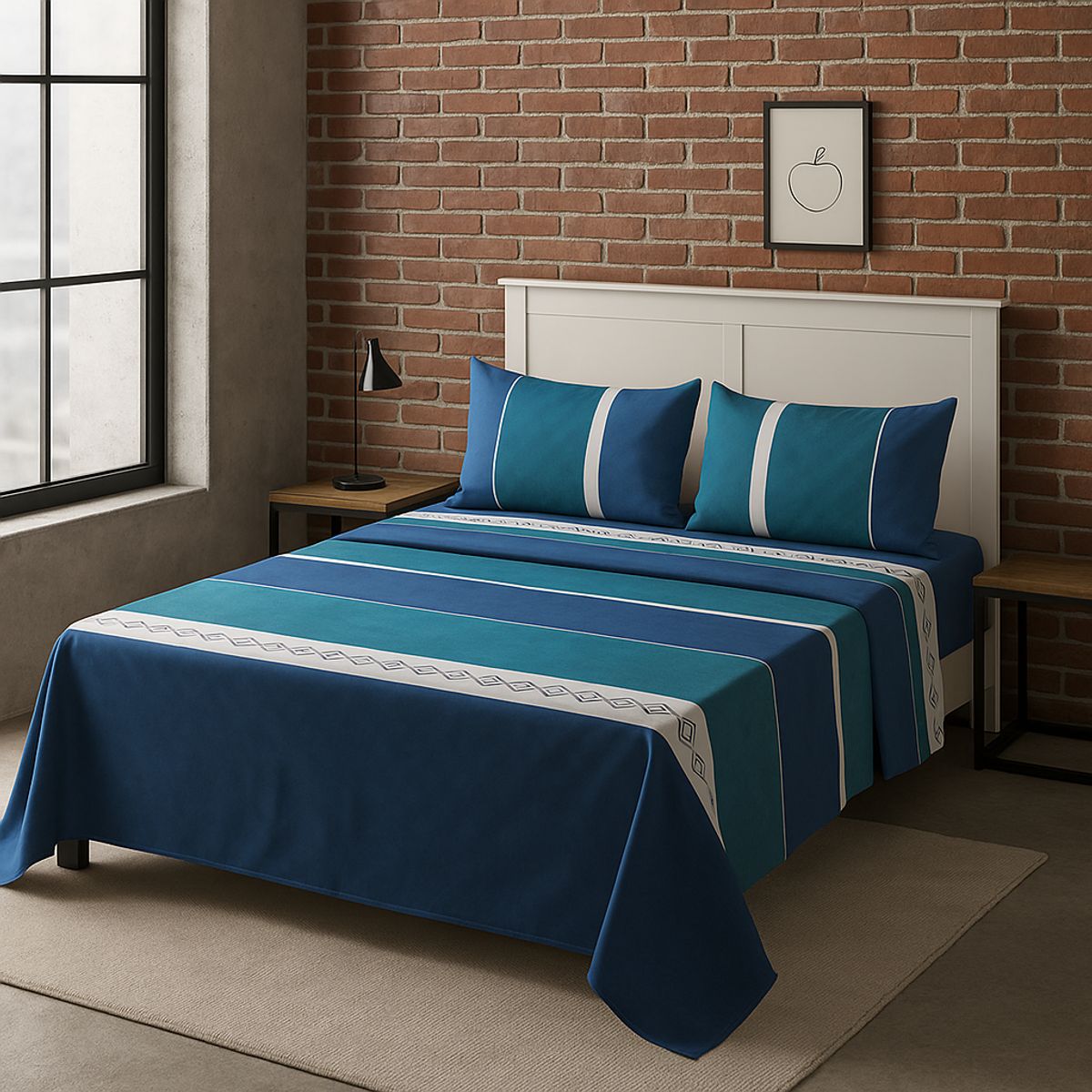 ARMONIA - estilo 762 sábanas 144 hilos 2 plazas clásicas