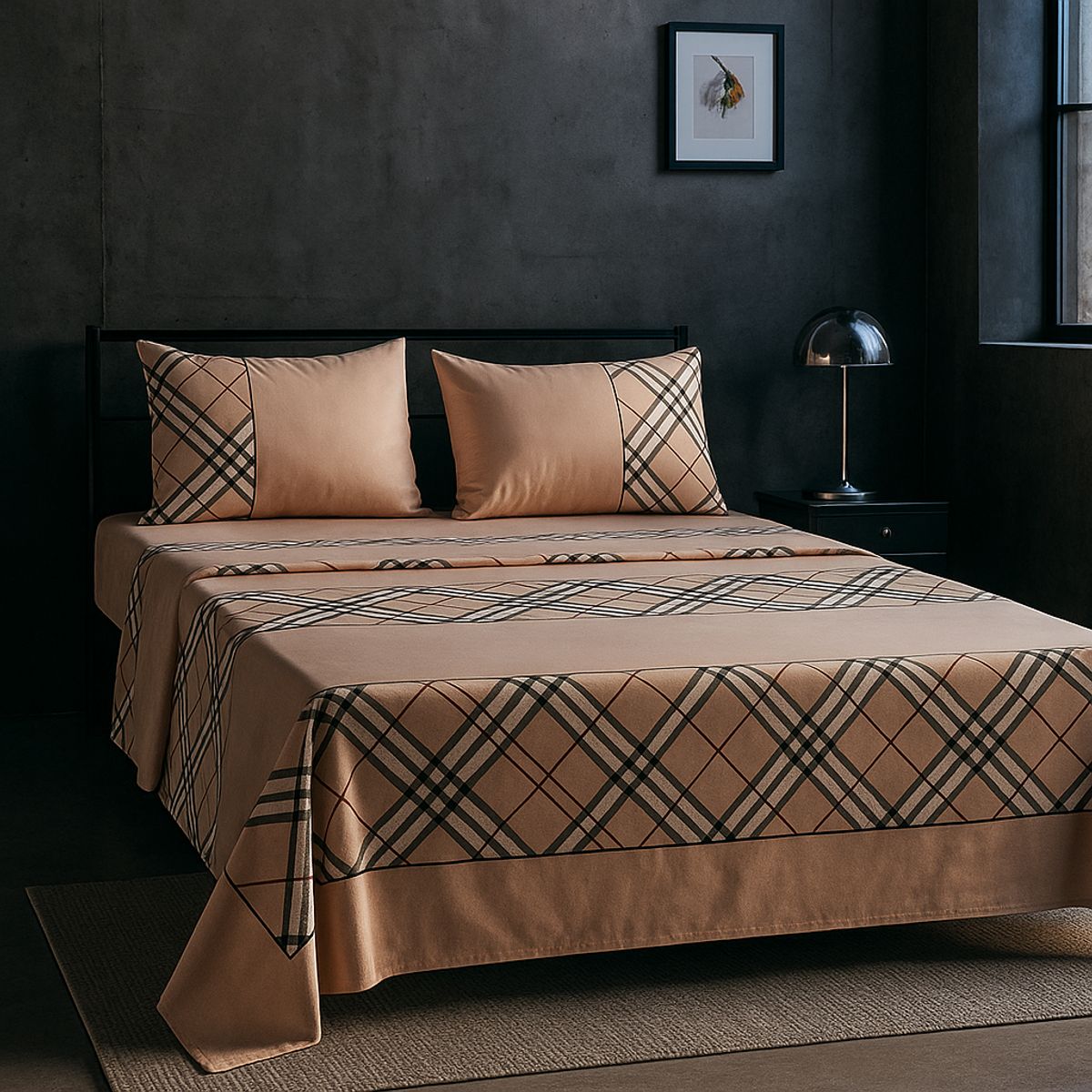 ARMONIA - Juego sábanas clásicas tipo 770 144 hilos 2 plazas