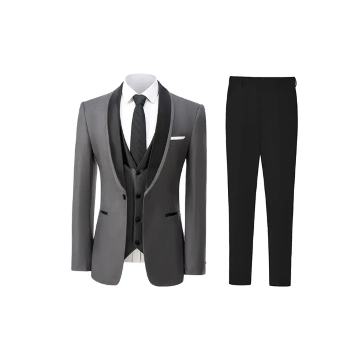 XPRESS RECHARGE - Traje de 4 piezas Estilo Moderno y Sofisticado