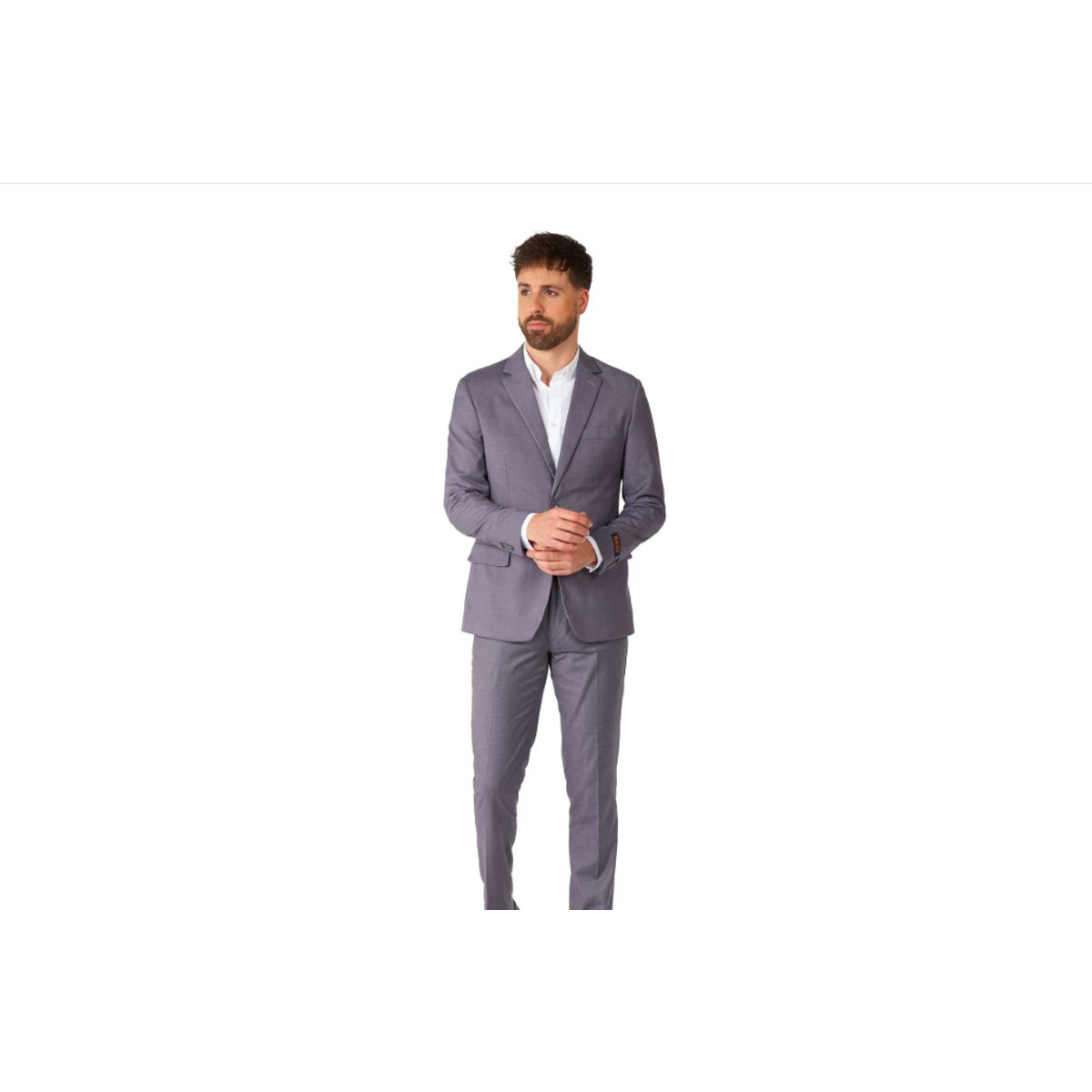XPRESS RECHARGE - Traje Gris de dos piezas Slim Fit  Elegancia Moderna y Versátil