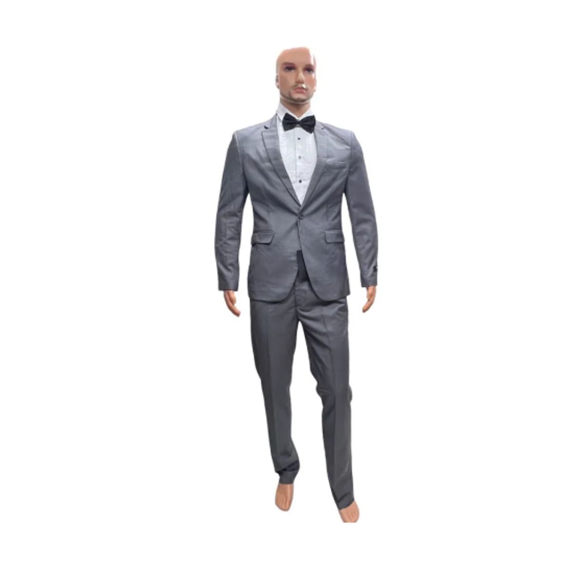 XPRESS RECHARGE - Traje Gris de dos piezas Slim Fit  Elegancia Moderna y Versátil