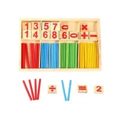 GENERICO - Juguete Didactico Para Aprender Matematica Para Niños Madera