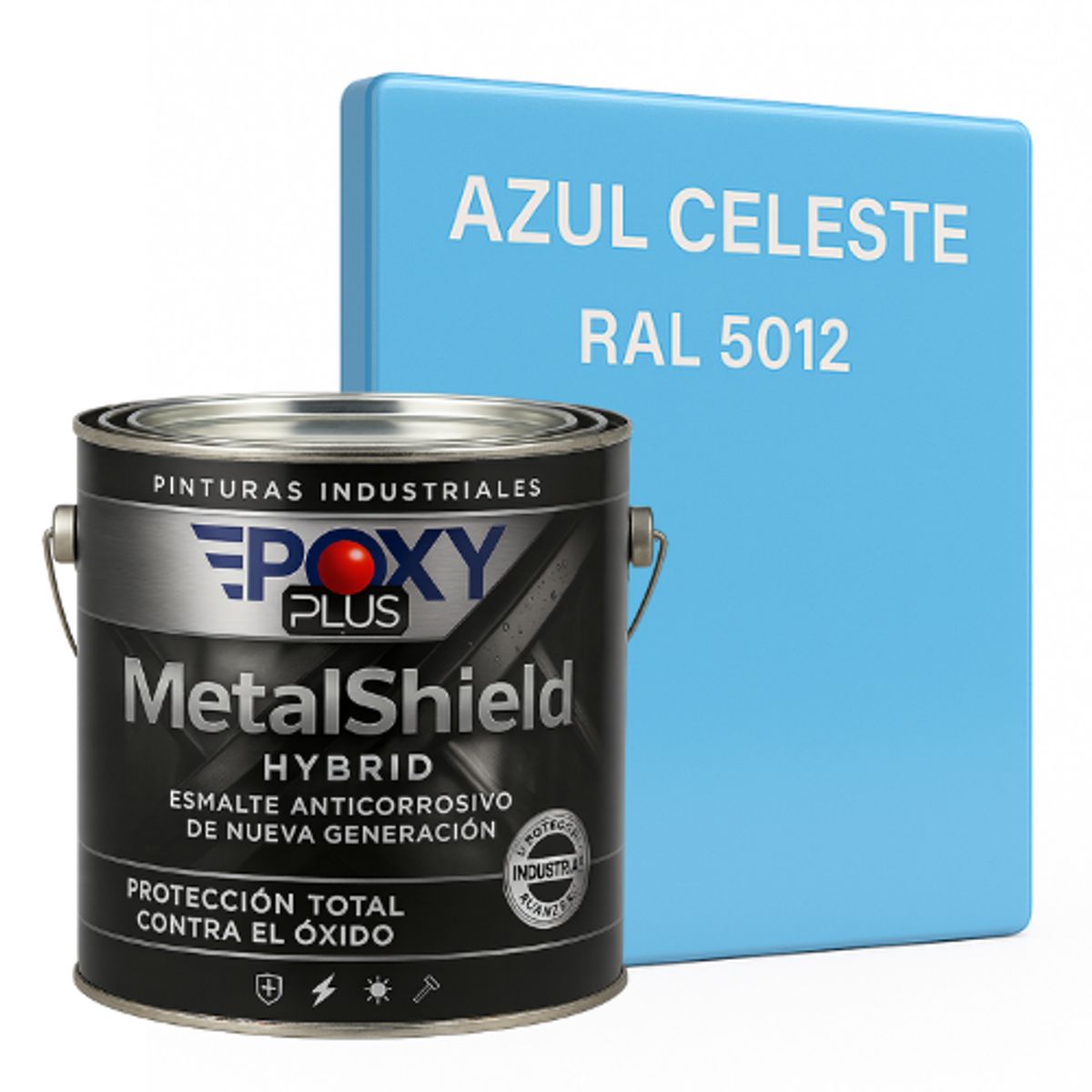 EPOXY - Pintura Anticorrosiva  MetalShield™ Hybrid - GALON - AZUL CELESTE
