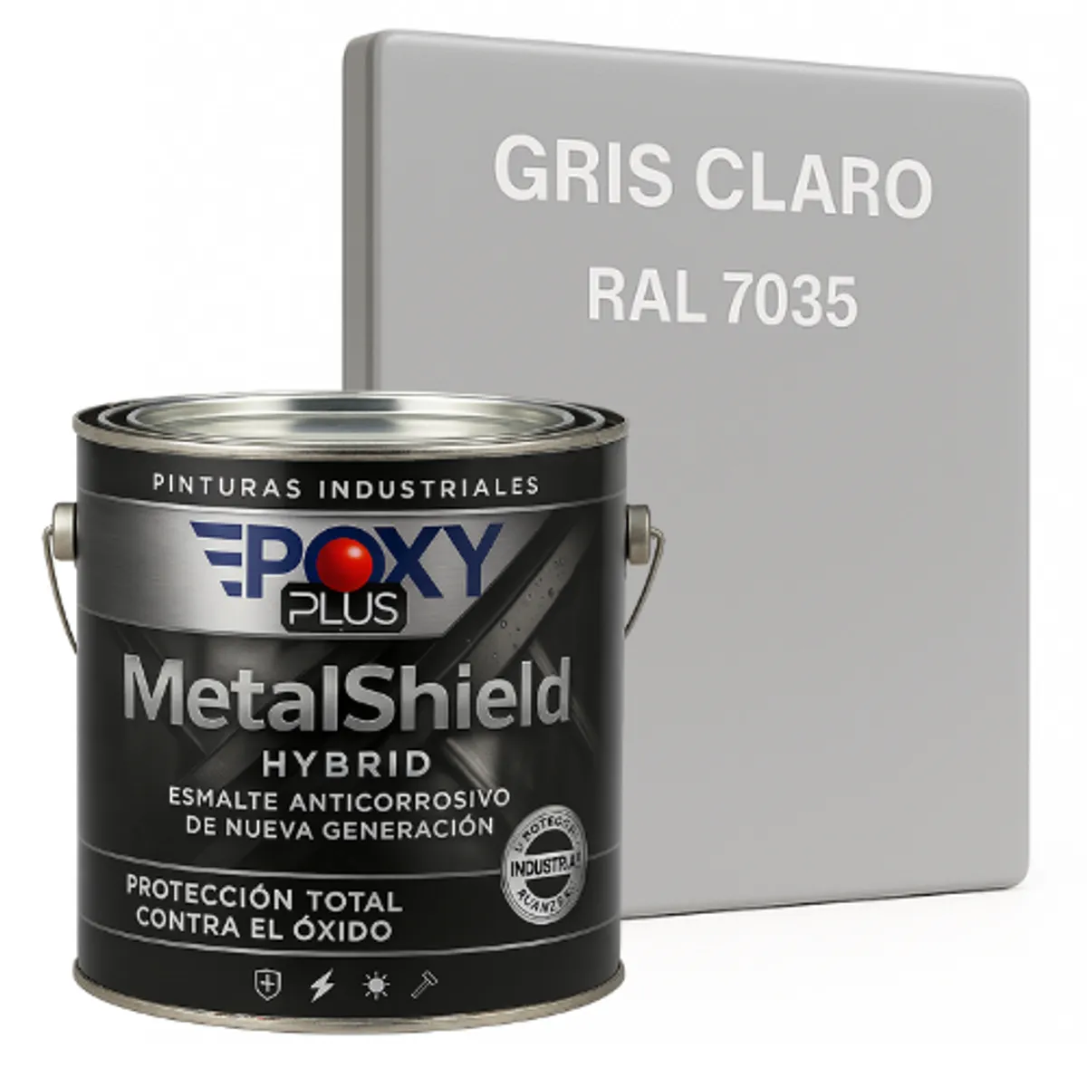 EPOXY - Pintura Anticorrosiva  MetalShield™ Hybrid - GALON - GRIS CLARO