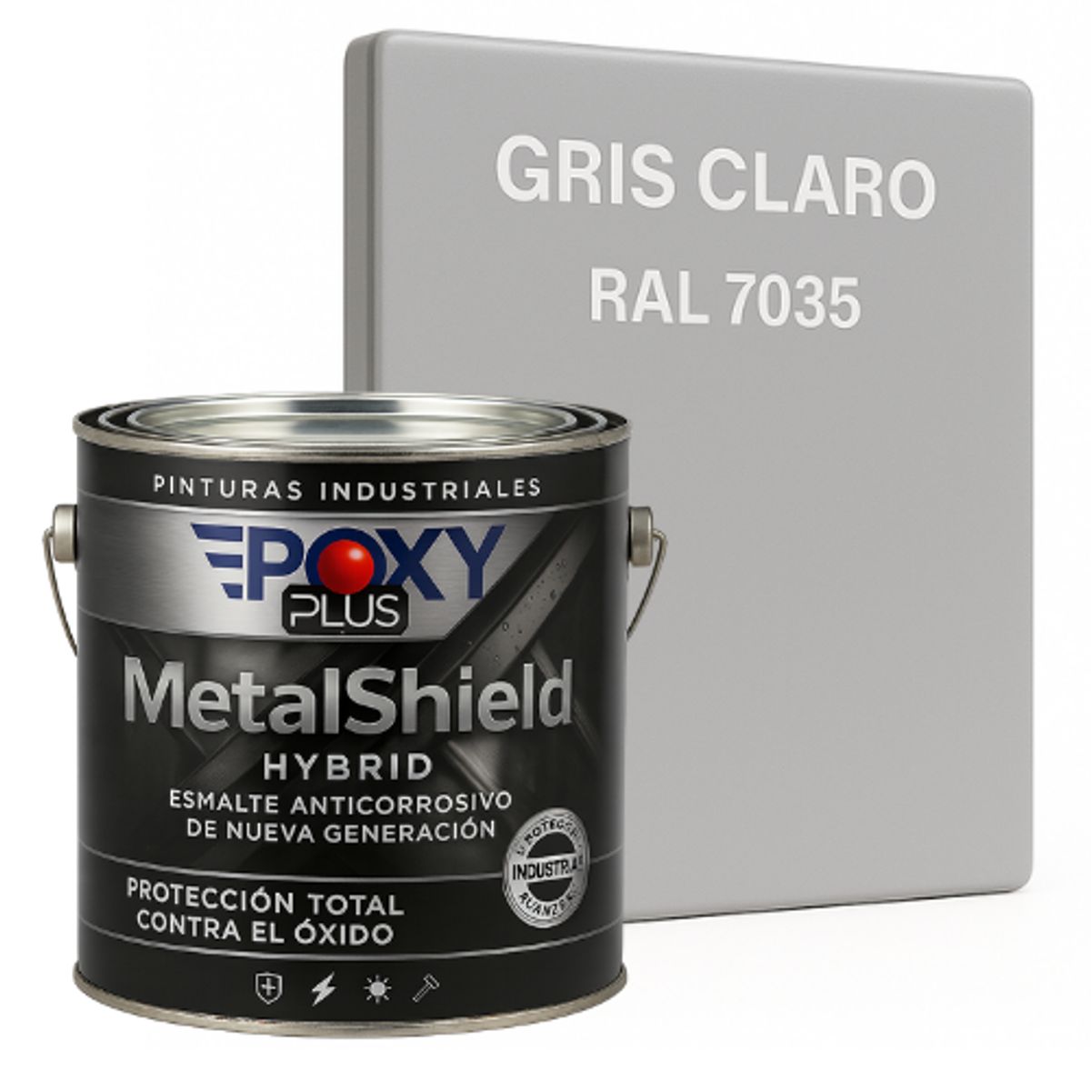 EPOXY - Pintura Anticorrosiva  MetalShield™ Hybrid - GALON - GRIS CLARO