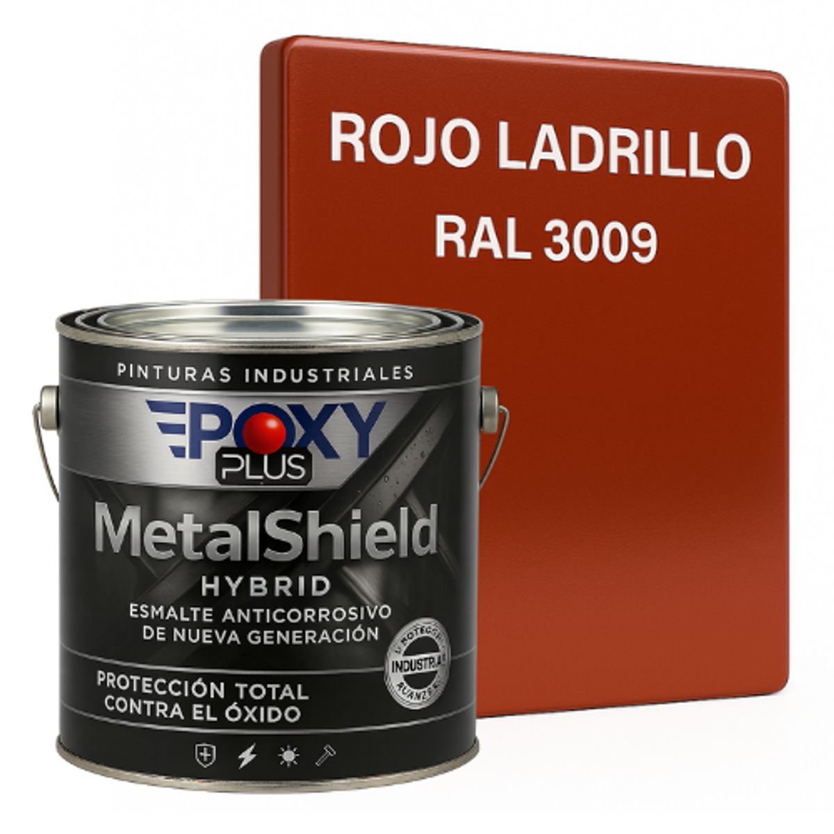 EPOXY - Pintura Anticorrosiva  MetalShield™ Hybrid - GALON - ROJO LADRILLO