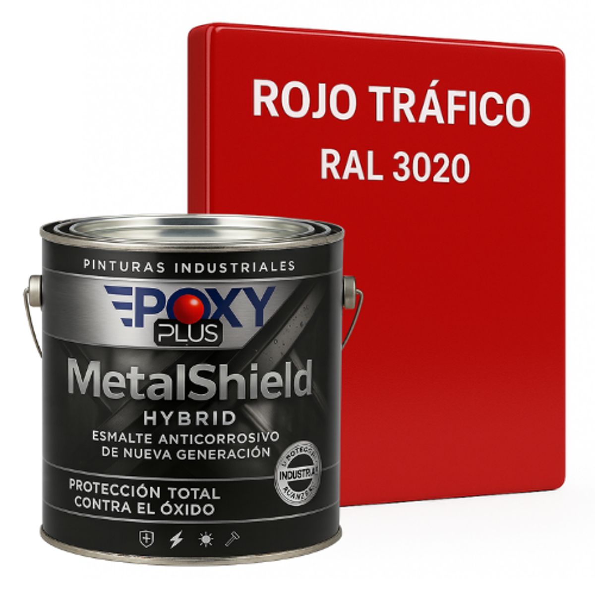 EPOXY - Pintura Anticorrosiva  MetalShield™ Hybrid - GALON - ROJO TRAFICO