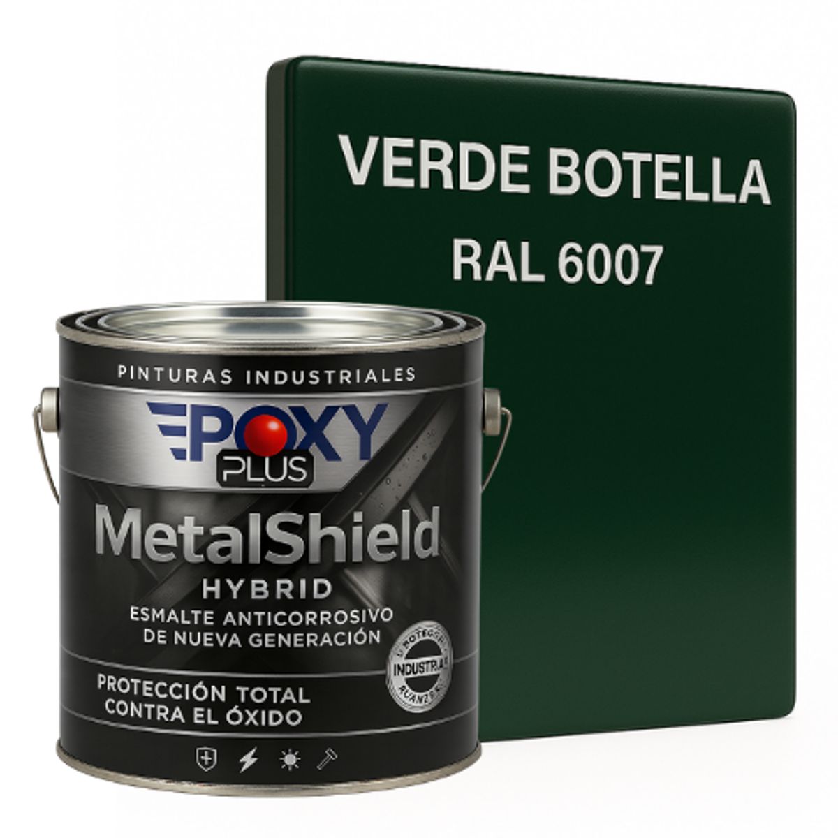 EPOXY - Pintura Anticorrosiva  MetalShield™ Hybrid - GALON - VERDE BOTELLA