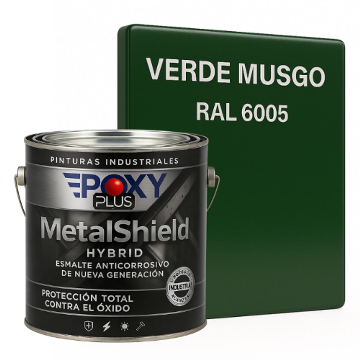 EPOXY - Pintura Anticorrosiva  MetalShield™ Hybrid - GALON - VERDE MUSGO