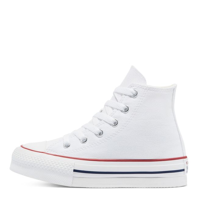 CONVERSE - Chuck Taylor Lift Zapatilla Urbana Niña Blanca
