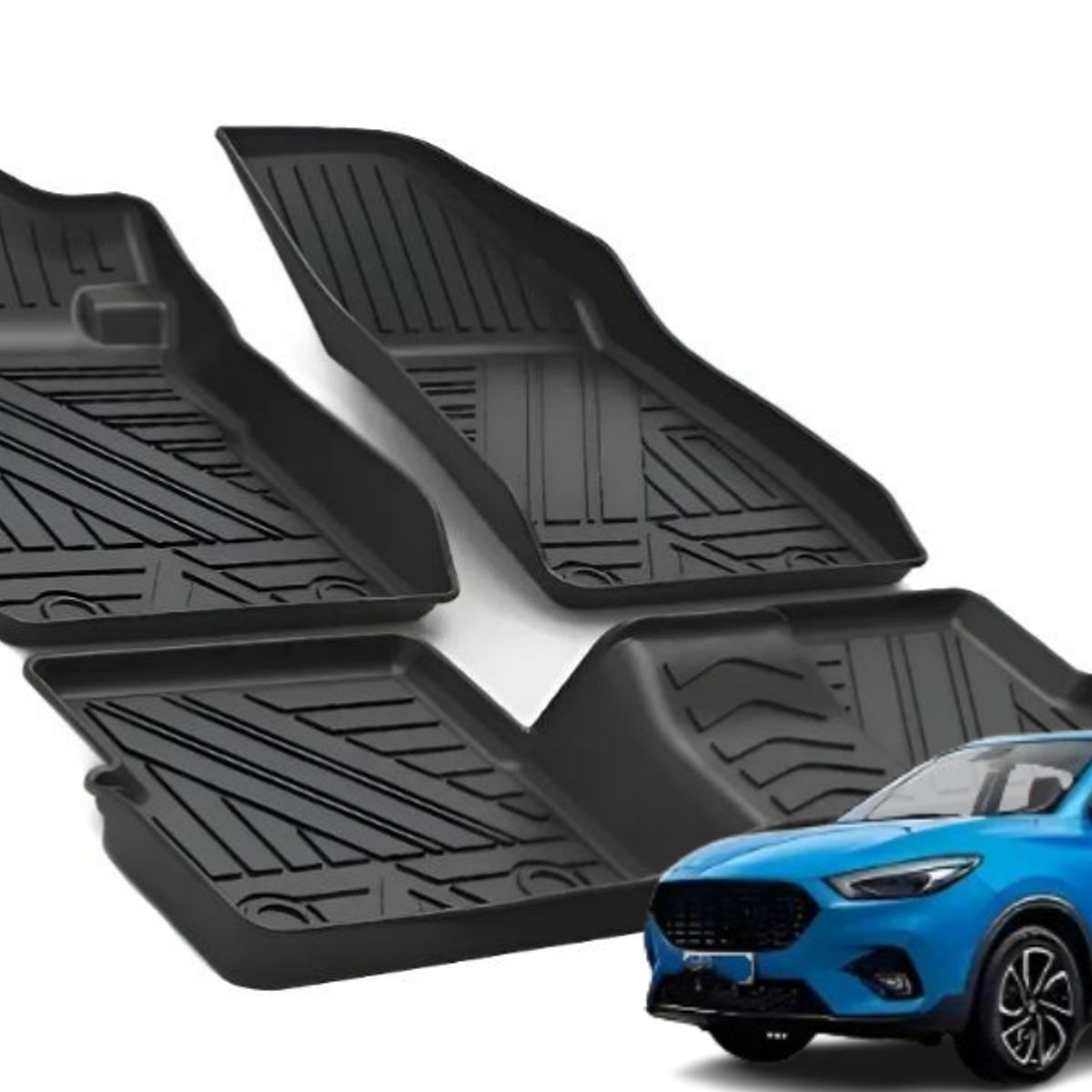 KUANGYE - Set 3 Piezas Pisos Pet Para Mg Zs Y Mg Zx Años 2017- Actual