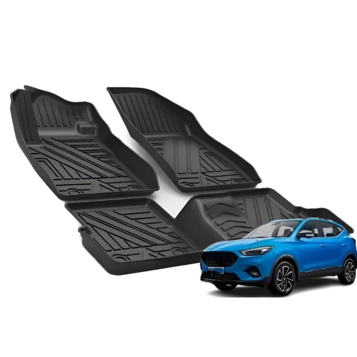 KUANGYE - Set 3 Piezas Pisos Pet Para Mg Zs Y Mg Zx Años 2017- Actual