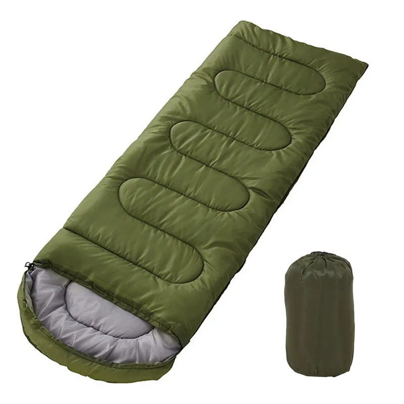ELEMENT DESIGN - Saco De Dormir Con Gorro Verano 20℃-35℃ Verde 950g Ultraligero Camping