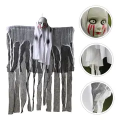 KUANGYE - Bruja Colgante Halloween Muñeca Decoración Terror 85x60cm