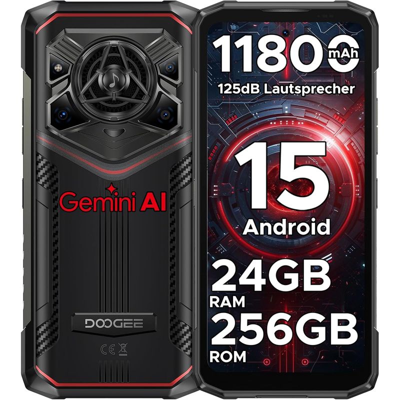 DOOGEE - DOOGEE Blade20 Pro Celular 24GB+256GB 50MP 11800mAh Smartphone-black