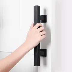 SECRETJOY - Manija Redonda Para Puerta De Granero Americana - Manija Cuadrada 046