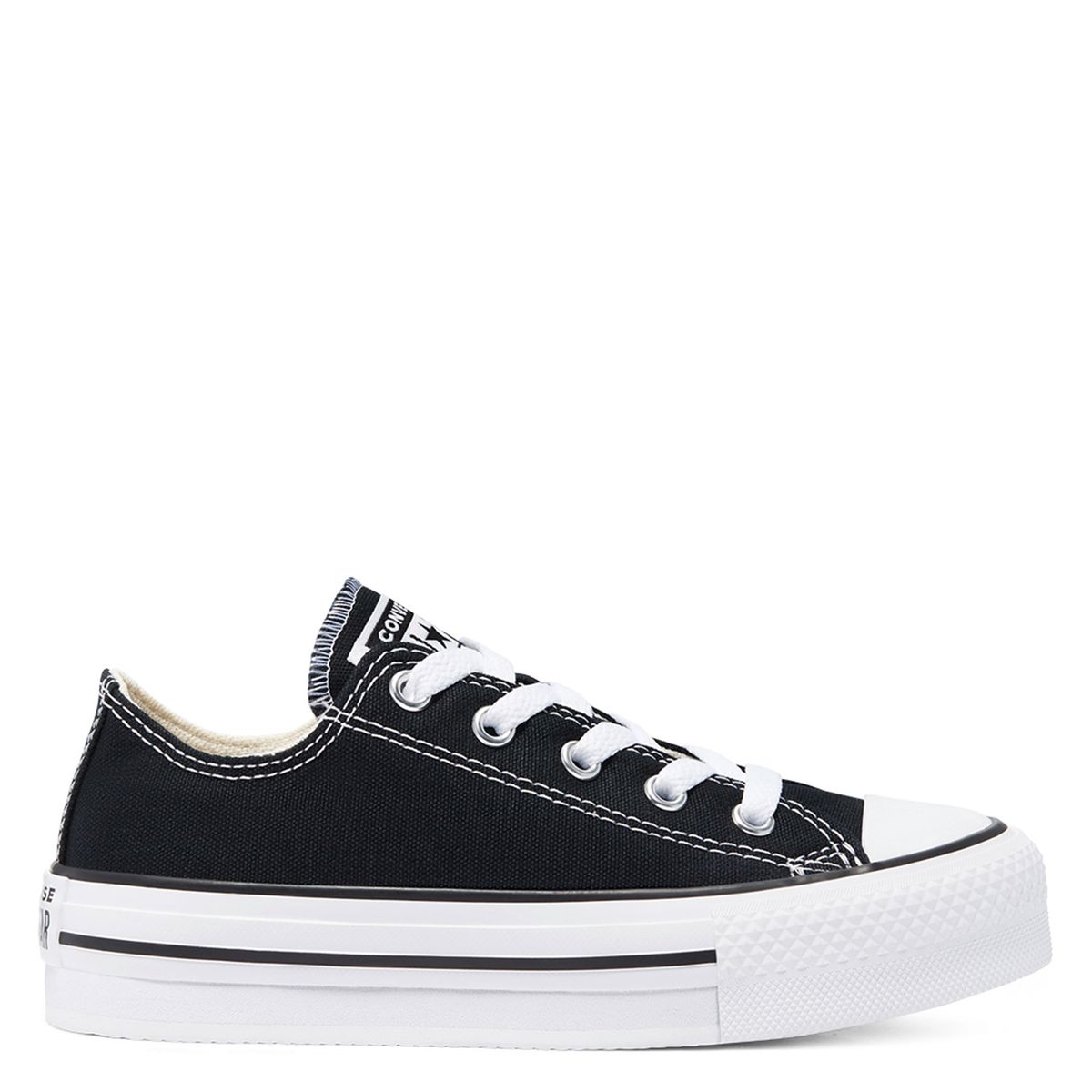 CONVERSE - Chuck Taylor Lift Zapatilla Urbana Niña Negra