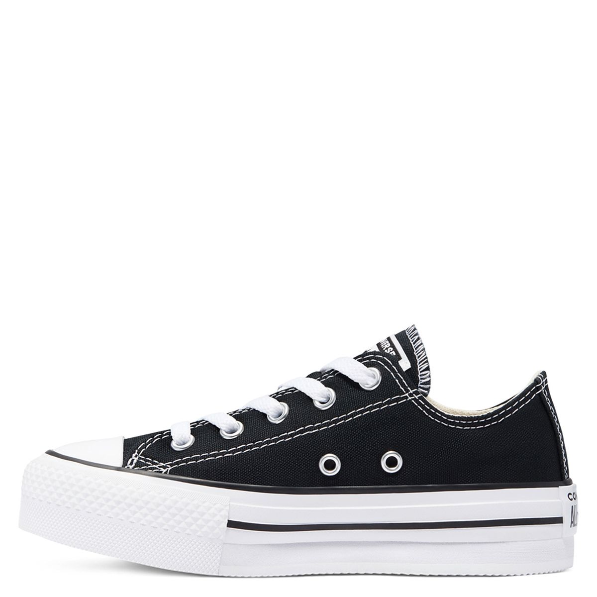 CONVERSE - Chuck Taylor Lift Zapatilla Urbana Niña Negra