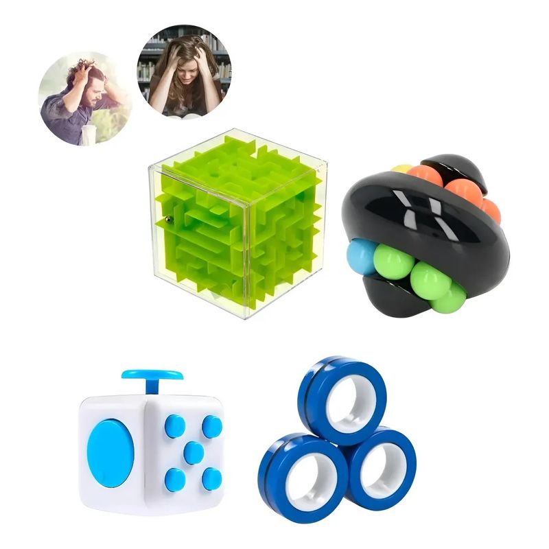 KUANGYE - Set Didáctico Sensorial Alivio De Ansiedad Autismo Tdah Tea