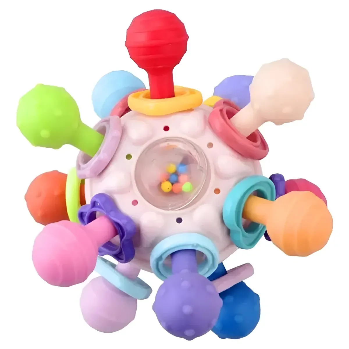 GENERICO - Juguetes Sensoriales Para Bebés Montessori 4 En 1 Pelota