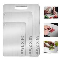 Tablas De Picar Alimento De Cocina Acero Inoxidable 3pzs
