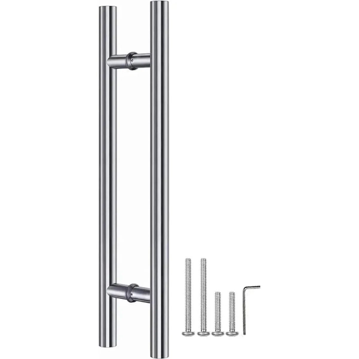 KUANGYE - Manillon Puerta Acero Inoxidable 50cm Toda Clase De Puerta Plateado